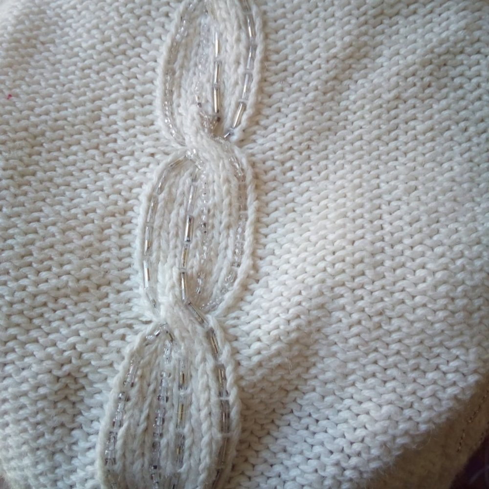Bonnie & Company | Vintage 1988 Beaded Knit Skirt - Picture 4 of 9